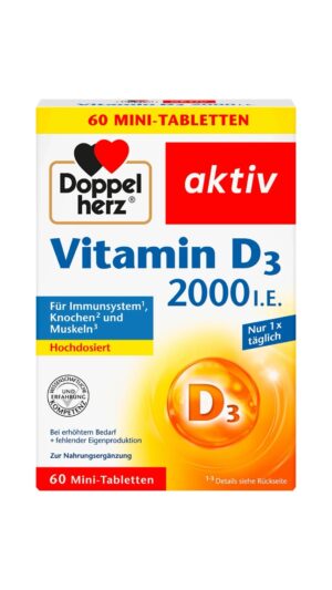 vitamin D3  2000I.E.