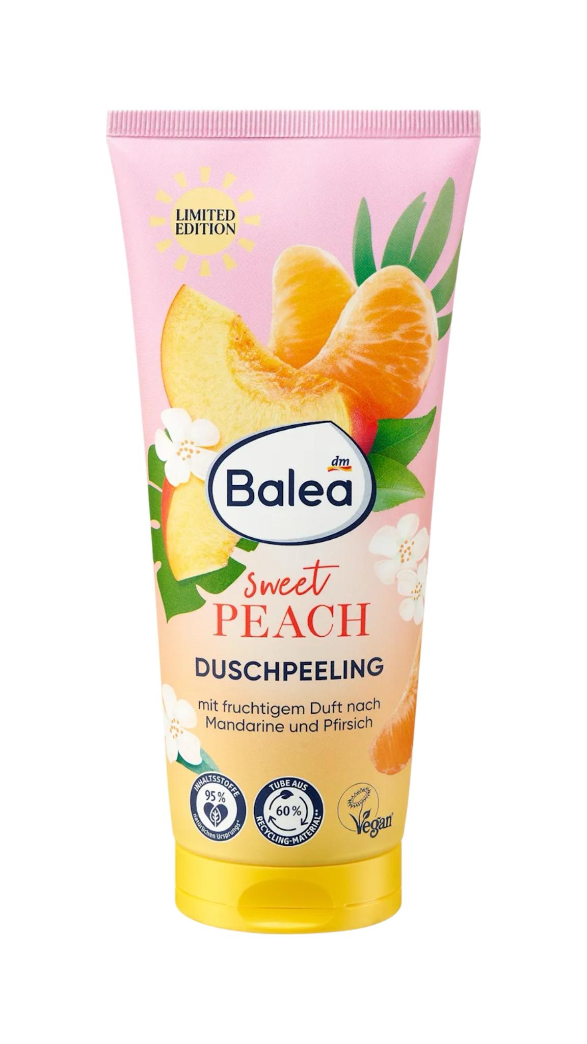 Gommage corporel à la pêche douce, 200 ml