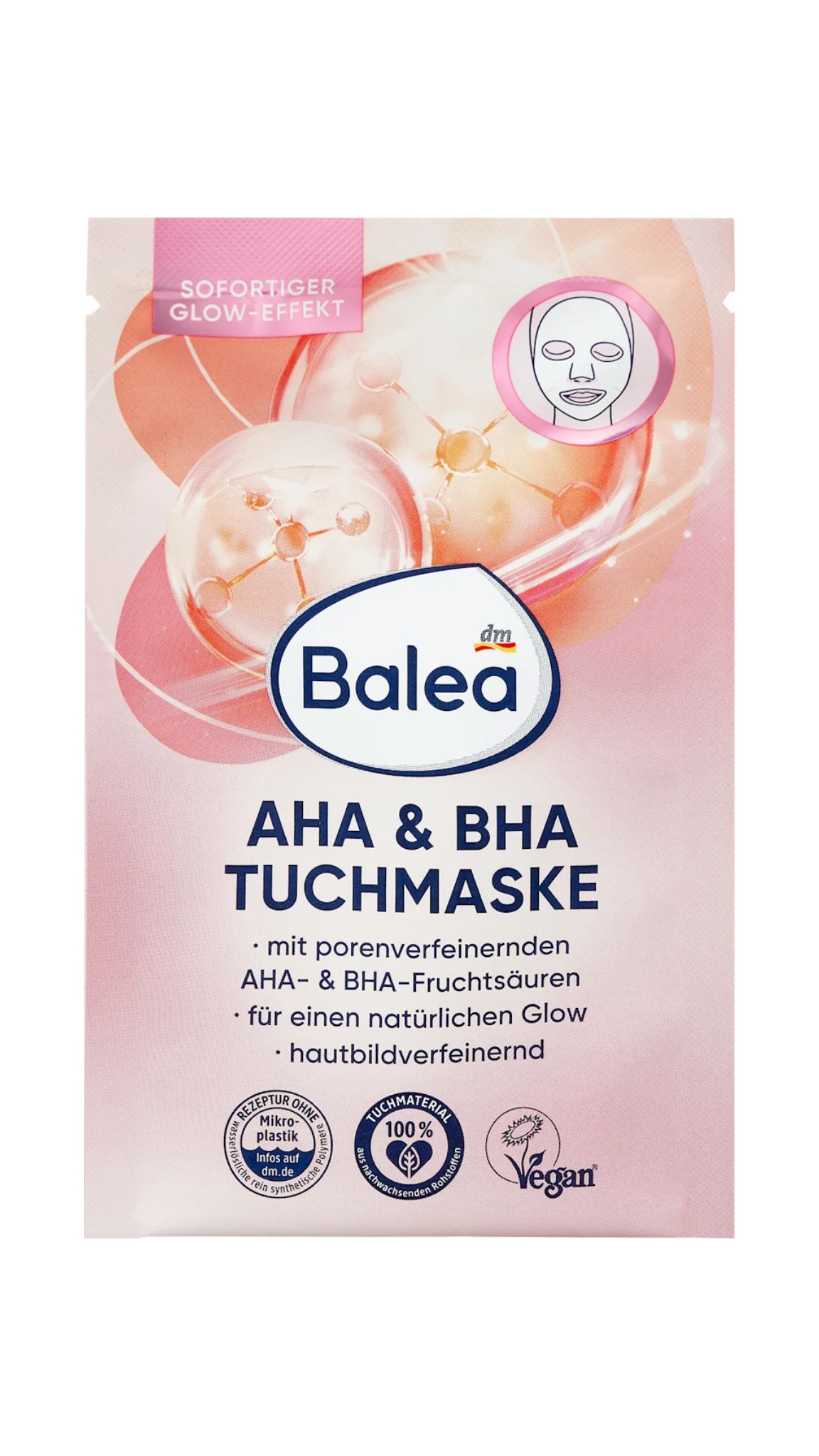 Masque en feuille AHA & BHA, 1 pièce