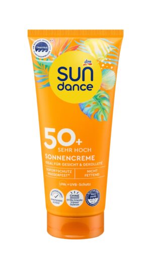 Crème solaire visage SPF 50+, 100 ml