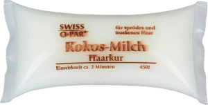 Traitement capillaire au lait de coco