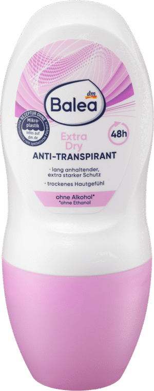 Déodorant anti-transpirant roll-on extra sec, 50 ml