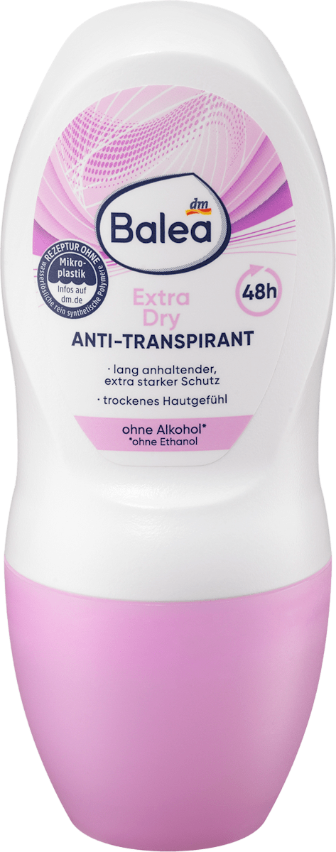 Déodorant anti-transpirant roll-on extra sec, 50 ml