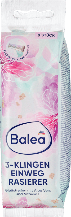 Rasoir jetable 3 lames, 8 pièces