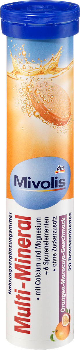 Comprimés effervescents multi-minéraux 20 pièces, 82 g